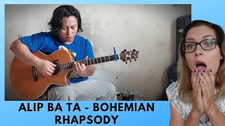 LucieV Reacts to Alip Ba Ta  Bohemian Rhapsody fingerstyle cover [upl. by Clymer]