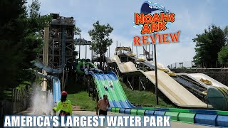 Noahs Ark Waterpark Review Wisconsin Dells  Americas Largest Water Park [upl. by Gannes428]