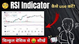 RSI Indicator कैसे use करें 🤯   RSI strategy  Unconventional RSI RSI rsiindicator [upl. by Ahserak313]