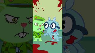 Fliqpy vs Sniffles shorts happytreefriends htf [upl. by Rodriguez443]