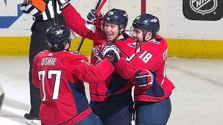 Backstrom buries OT winner for series lead [upl. by Cioban]