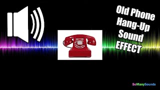 Old Phone Hang Up Sound Effect NO COPYRIGHT FREE TO USE [upl. by Cartwright667]