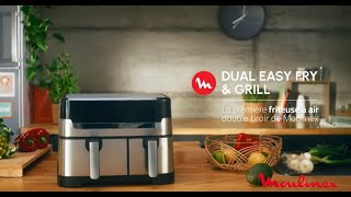 MOULINEX Dual Easy Fry amp Grill  la première friteuse à air double tiroir [upl. by Nicoline]