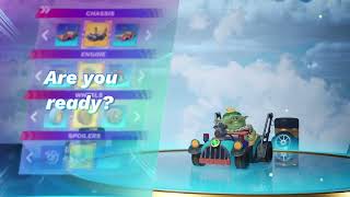 Requested King Gristle All Cups Turbo Dreamworks AllStars Kart Racing [upl. by Nelra]