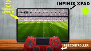 How to play Efootball mobile with Gamepad PS4  PS3 controller [upl. by Ahsead]