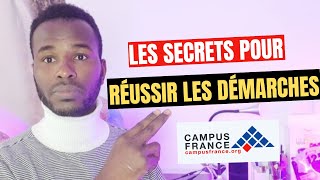 Voici Ce Que Jai Fait Pour Réussir Mes Démarches Campus France [upl. by Anonyw]