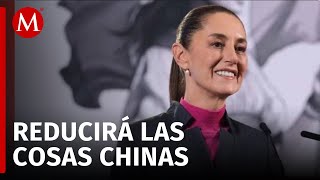 Sheinbaum descarta que productos chinos entren a Norteamérica a través de México [upl. by Ttelracs]