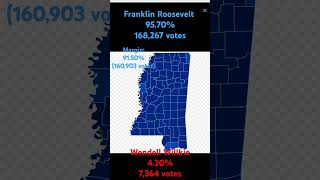 Largest Landslide State in 1940 election [upl. by Ecraep]