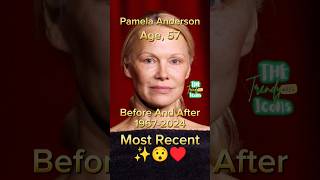 Pamela Anderson 1967  2024 Then and Now antesedepois beforeandafter pamelaanderson hollywood [upl. by Nikolia691]