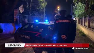 15 NOVEMBRE 2024 LEPORANO TA PENSIONATA TROVATA MORTA NELLA SUA VILLA [upl. by Paolo540]