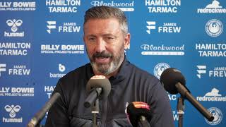 Tromso H  Prematch Derek McInnes [upl. by Ed]