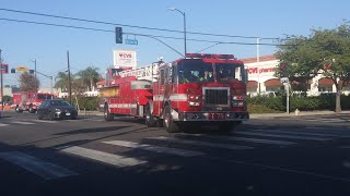 LAFD Task Force 73 Responding [upl. by Sirahc207]