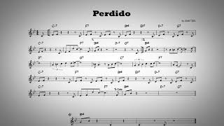 Perdido  Play along  C instruments [upl. by Robinett229]