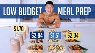 How To Build Muscle For 8Day HEALTHY MEAL PREP ON A BUDGET [upl. by Yblek955]