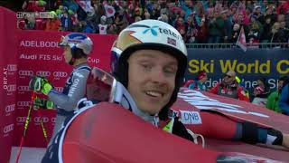 Hirscher gewinnt Adelboden 2018 mit schweren Fehlern [upl. by Ayhtak]