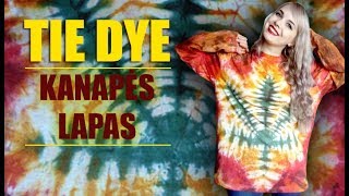 PASIDARYK PATS KAIP DAÅ½YTI MARÅ KINÄ–LIUS TIE DYE TECHNIKA [upl. by Mackler]