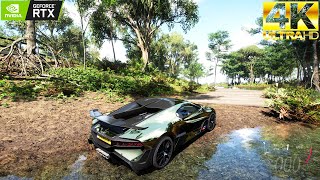 Driving Golden 1600 HP Bugatti Chiron Super Sport  Forza Horizon 5  4K 60FPS [upl. by Eserrehs]