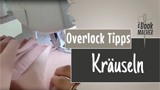 Einfach kräuseln mit der Overlock [upl. by Anoet]