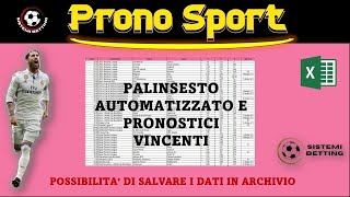 Prono Sport  Software sviluppo pronostici Betting [upl. by Chessy]