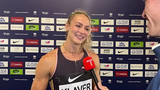 LIEKE KLAVER sets new personal best in the 400m 4958  London Diamond League 2024 [upl. by Lebana]