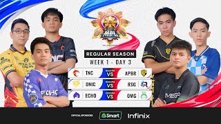 🔴LIVE  MPL PH S13  ENGLISHWeek1 Day 3 [upl. by Noli]