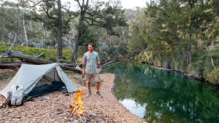 Fly Fishing amp Solo Camping in the Mountains CREEPY nighttime encounter [upl. by Neelrak954]