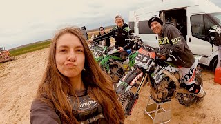 Motocross Vlog Pasta501 135Training mit Tips für die Gabel Einstellung Neue KX250 Zweitakt aus 03 [upl. by Adil]