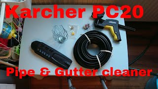 First attempt reviewing the Karcher PC20 pipe and gutter cleaner [upl. by Coats]