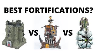 Best Fortifications in 40K Every Armys Choices Reviewed [upl. by Ahsinat435]