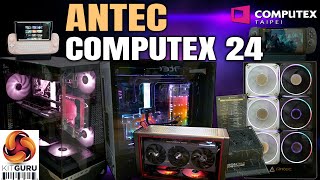 Computex 2024 ANTEC  A lot of new CASES on show [upl. by Aserej]