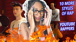 QUADECA 20 10 amp 12 STYLES OF RAPPING  YOUTUBER EDITION REACTION [upl. by Belia302]