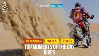 Bikes and Quads Top moments  Stage 5  Dakar2024 [upl. by Ardnasirhc]