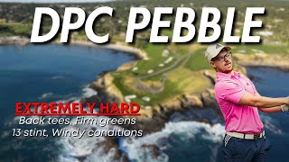 DPC PEBBLE ATampT PRO AM Tournament Layout  HARDEST COURSE EVER [upl. by Htebzile98]