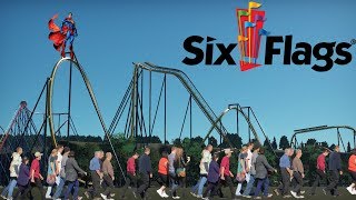 Six Flags Fiesta Texas Dive Coaster Concept [upl. by Nerw]