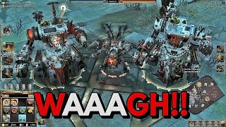 quotSPACE MARINES UNDER SIEGE Orks LAUNCH MASSIVE ATTACK in WARHAMMER 40K MOST EPIC BATTLEquot [upl. by Ailugram881]