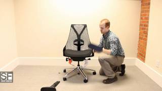 SmartFurniturecom Herman Miller Sayl Chair Disassembly [upl. by Sivrep412]