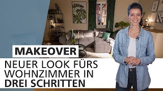 Neuer Look fürs Wohnzimmer in 3 Schritten 🛋  Makeover  INTERIYEAH Einrichten mit SEGMÜLLER [upl. by Goober]