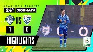 Como vs Brescia 10  La decide ancora Gabriel Strefezza  HIGHLIGHTS SERIE BKT 2023  2024 [upl. by Oinotnaesoj]