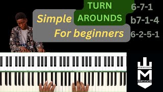 1 Passing Chords How to play turnarounds [upl. by Eislek640]