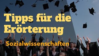 Hinweise für die Erörterung in Sozialwissenschaften 😇 SoWi Abitur Vorbereitung für die Klausur ✅ [upl. by Zashin]