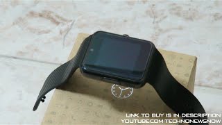 Yarrashop GT08 Bluetooth SmartWatch Review for iPhone and Android  An Apple Watch Lookalike [upl. by Humo156]