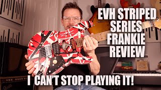 EVH Striped Series Frankenstein Frankie Review I cant put it down My new favorite guitar evhgear [upl. by Llerrahs528]