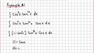 Integrales Trigonométricas Parte 1 [upl. by Iuqcaj]