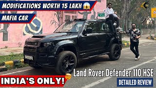 Land Rover Defender 110 Review 💯 Highly Modified 😱 Mafia Car 💀 Must Watch❗️ [upl. by Garner]