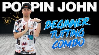 Beginner Tutting Combo Dance Moves Tutorials Poppin John  MihranTV MIHRANKSTUDIOS [upl. by Neelyaj]