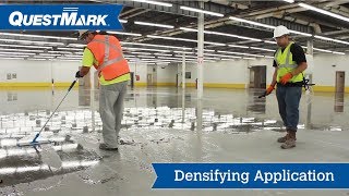 Densifying Application on Concrete Floor  Concrete Floor Densifier  QuestMark [upl. by Zinck16]