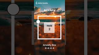 Box Breathing Technique  4  4  4  4  betterbreathe  Breathing Exercise App  Better Breathe [upl. by Eitsirc522]
