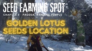 Black Myth Wukong  Gold Lotus Seeds Farming Location  Warding Temple  Seeds to Sow [upl. by Ecinuahs607]