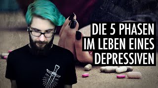 Die 5 Phasen einer Depression  Andre Teilzeit [upl. by Nolrac]