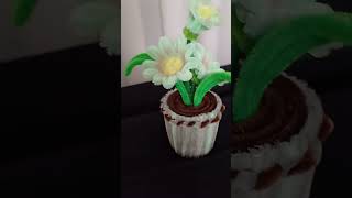 viral daisy flower art shortvideo shortvideo flowers [upl. by Nalro]